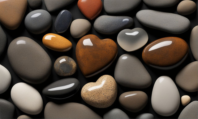 Heart Shaped Beach Stones