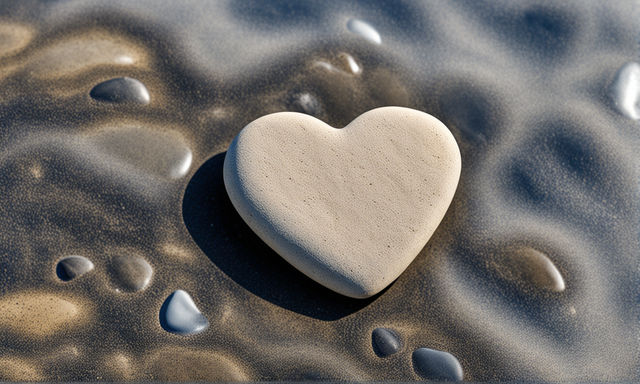 Heart-Shaped Beach Stones