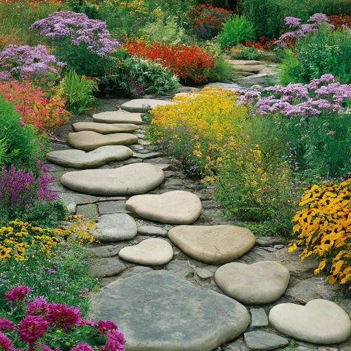 Heart-Shaped Stones for landscaping